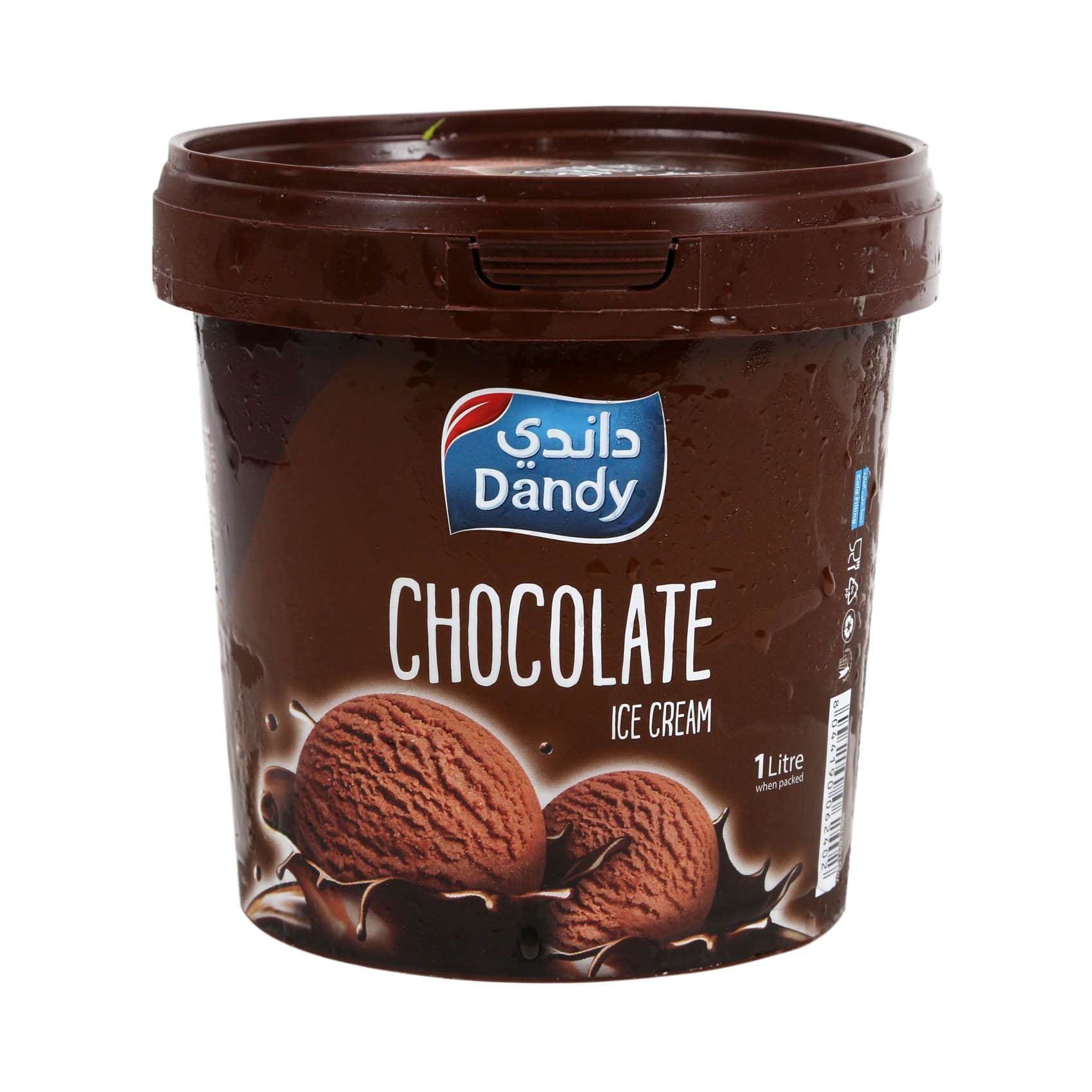 Buy Dandy Ice Cream Chocolate 1L Online | Carrefour Qatar