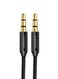 3.5mm Male To Male Aux Audio Cable 1000millimeter Black