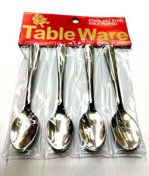 Generic 12-Piece Silver Plated Tea Spoon Set Silver 10 Japan