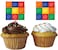 Block Party Cupcake Toppers 12 pcs