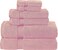 Comfy 550 GSM Set of 6 100% Cotton Towel Set - Pink