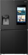 Hisense 541L Net Capacity Smart Refrigerator With Touch Screen, Water Dispenser + Ice Maker, Black Stainless Steel, RQ759N4IBU1
