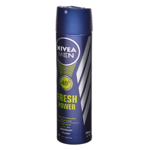 Nivea Men Fresh Power Spray Deodorant - 150 ml