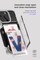 VRS Design Neo Flip designed for iPhone 14 PRO case cover wallet [Semi Automatic Snap door] Credit card holder Slot [2 cards] - White Crystal
