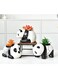Generic 3 Pcs Lovely Panda Succulent Ceramic Flower Pot Cute Animal Mini Green Plant Basin Planter Home Decoration Fairy Gardening