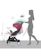Moon Compact - Cabin Stroller, Dark Red