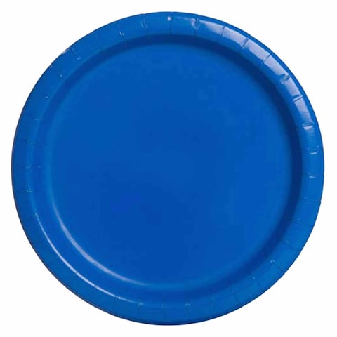Small Paper Plates Royal Blue