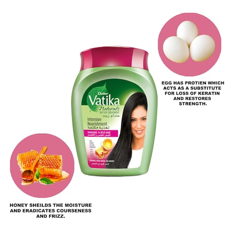 Vatika Naturals Intensive Nourishment Hot Oil Treatment - 450g