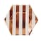 Rose Gold Striped Large Plates
