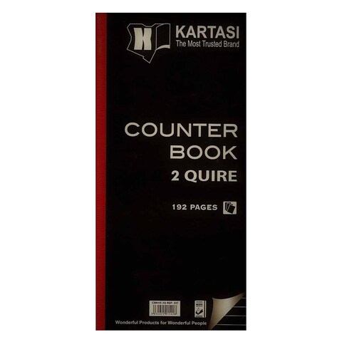 KARTASI COUNTER BOOK 1/2 SIZE 2QUIR
