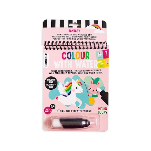 Colour with Water Fantasy Activity Pad