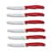 Marob Table Knife Red 6 Pieces