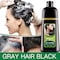 Mokeru Organic Natural Fast Hair Dye  5 Minutes Noni Plant  Black Hair Color Dye Shampoo For Cover Gray White Hair