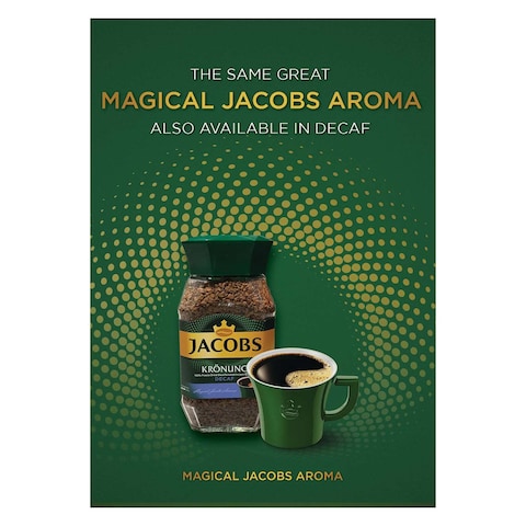 Jacobs Kronung Decaf Instant Coffee 100g