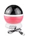 Generic - Star And Moon Rotating Projector Night Lamp Black/Pink/White 13X13X14.5Centimeter