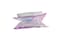Transparent Clear Nylon Gift Bag High Quality PVC Handled Gift and Shopping Bag (Pink, 16x18x9 cm) - Pack of 12