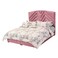 In House Oslo Velvet Bed Frame - King - 200x180 cm - Light Pink