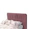 In House Geneva Velvet Bed Frame - King - 200x200 cm - Dark Pink