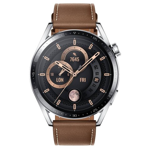 Bluetooth Calls Voice Chat with Heart Rate/Sleep Monitor Fitness Tracker, Smart Watch for Android iOS, Full Touch Screen IP68 Waterproof Silver/Brown