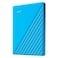 WD My Passport USB 3.2 Gen 1 External 2TB Hard Disk Drive Blue