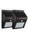 Pack Of 2 Motion Sensor LED Wall Lights أسود/أبيض