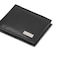 Inahom Bi-Fold Organised Wallet Flat Nappa Genuine and Smooth Leather Upper IM2021XDA0001-001-Black