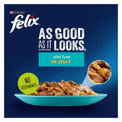 Purina Felix As Good As It Looks Salmon In Jelly Wet Cat Food For Kitten 85g