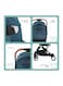 Moon Ritzi - Cabin Stroller - Black/Blue Dots