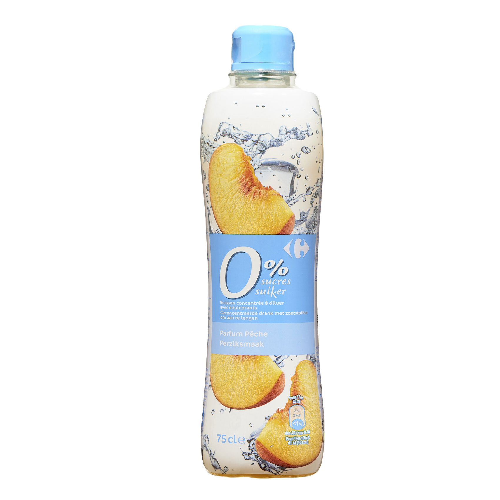 Carrefour 0% Sugar Peach Syrup 750ml