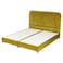 In House Lamar Velvet Bed Frame - Queen - 200x140 cm - Gold