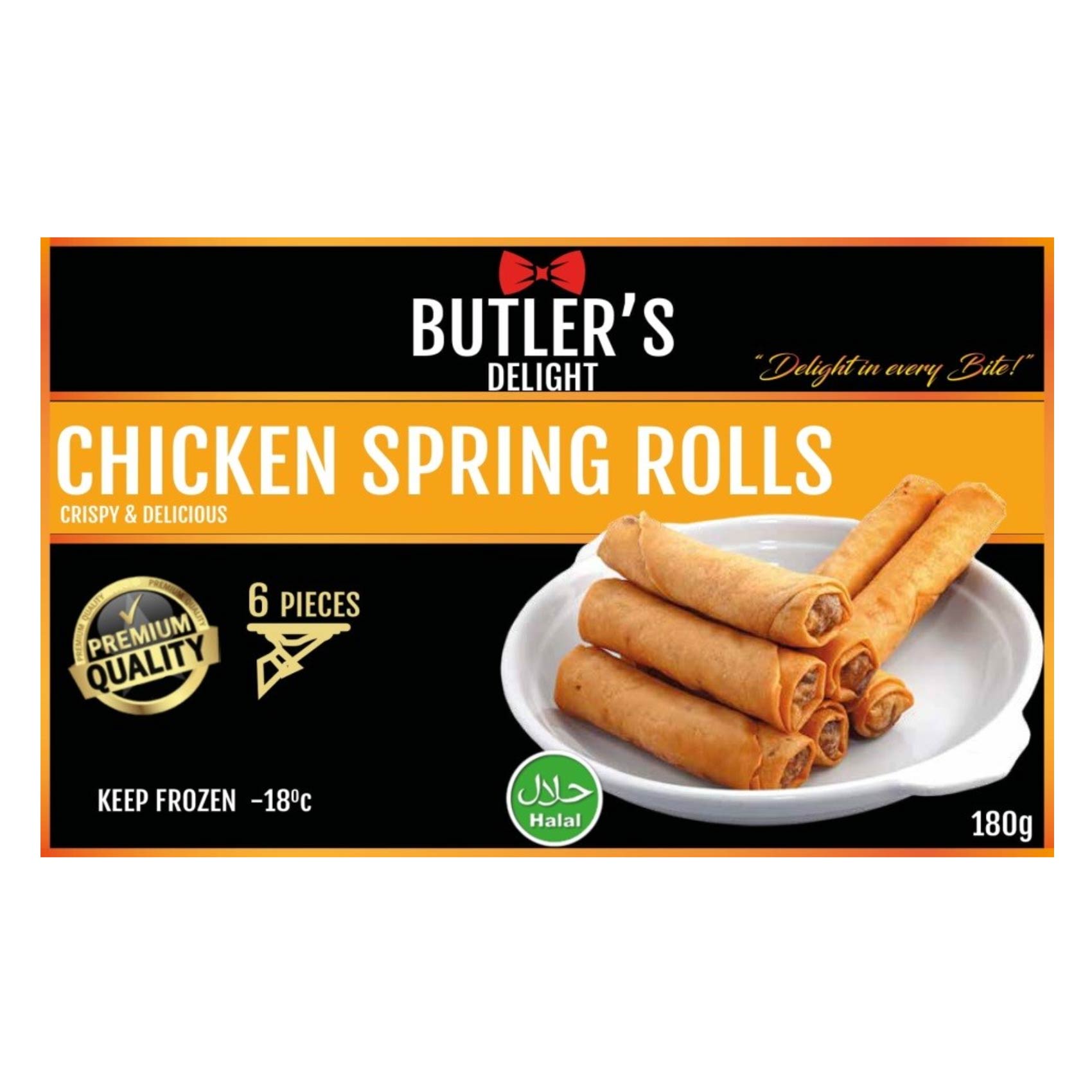 Butler&#39;S Delight Chicken Spring Roll180G