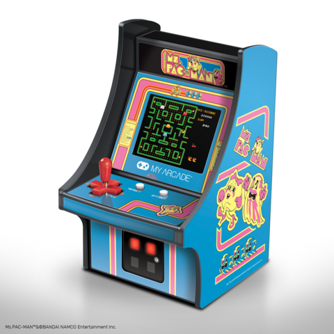 My Arcade Micro Player 6.75&quot;  Mini Arcade Cabinet Machine Ms. Pac-Man Video Game