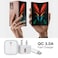 Triple OG TOG-TC1 Wall Charger With USB A To USB Type C Cable Qualcomm Quick Charge Technology 3.0, Compatible With Samsung, Oneplus, Huawei, Lenovo, HP, Asus, Ace, Xiaomi etc.