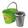 Scotch-Brite Csc Green Bucket With Wringer/Squeezer 1 Set/Pack