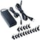 Universal Laptop Adapter Charger Black