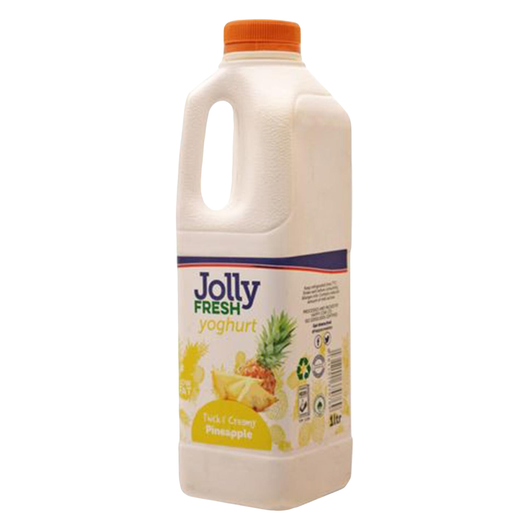 Jolly Fresh Yogurt Pineapple Bottle 1L