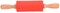 Generic - Wooden Handle Silicone Rollers Rolling Pin Kid Kitchen Cooking Baking Tool
