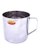Stainless Steel Deluxe Mug Silver 14centimeter