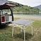 Folding Camping Table Portable Lightweight Aluminum Compact Design with Carry Bag