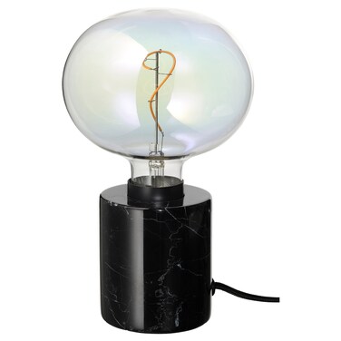 Table Lamp With A Modern Design With Light Bulb