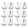 Pasabahce 97302C6 Vela Tea Cups With Saucer