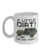 muGGyz Printed Ceramic Coffee Mug White