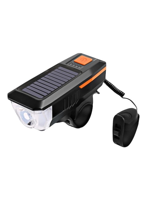 Generic Solar Powered Rechargeable Bike Light 11X3.5X4cm