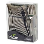 Buy Falcon Mini Fork Set Silver 50 PCS in UAE