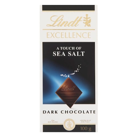 Lindt Excellence a Touch of Sea Salt Dark Chocolate - 100 grams