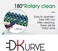 DKURVE&reg; Fiber Optic Cleaner Pen with 800+ Cleans for LC/MU 1.25mm UPC/APC Ferrules Push Type
