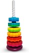 Odela Spinning Toy, Premium Stacking For Kids, One Year Old Toys Strong Abs Plastic Rainbow Wheel Fun And Engaging Brain Development