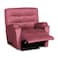 In House Velvet Classic Recliner Chair - Dark Pink - AB03