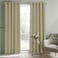 In House Velvet Curtains - Beige - 240x140 cm