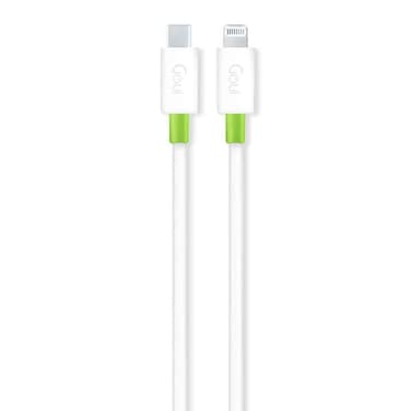 Goui 8 Pin USB-A To Lightning Data Sync And Charging Cable 1m White